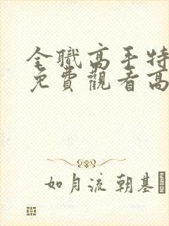 全职高手特别篇免费观看高清