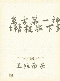 万古第一神txt精校版下载