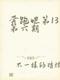 奔跑吧第13季第六期