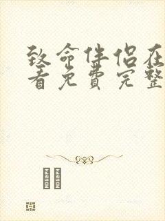 致命伴侣在线观看免费完整版