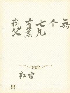 我有七个无敌师父叶凡