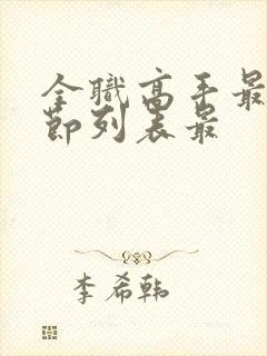 全职高手最新章节列表最