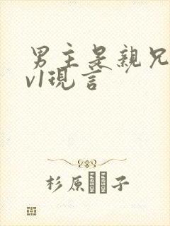 男主是亲兄妹1v1现言封面