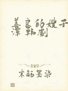 善良的嫂子李采潭 韩剧封面