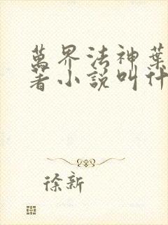 万界法神叶玄原著小说叫什么