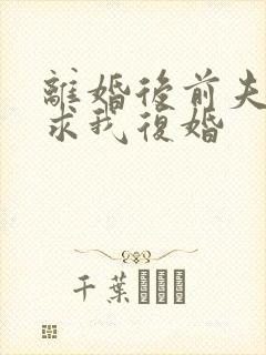 离婚后前夫哭着求我复婚封面