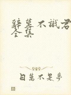 辞慕不识君短剧全集