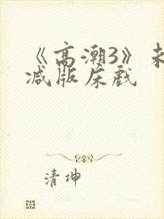 《高潮3》未删减版床戏