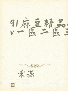 91麻豆精品av一区二区三区在线