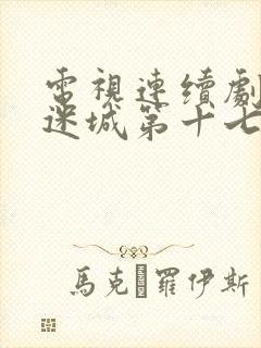 电视连续剧孤战迷城第十七集