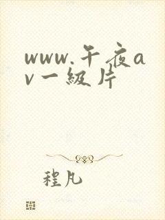 www.午夜av一级片