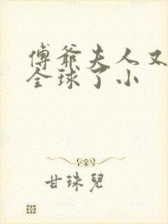 傅爷夫人又惊艳全球了小