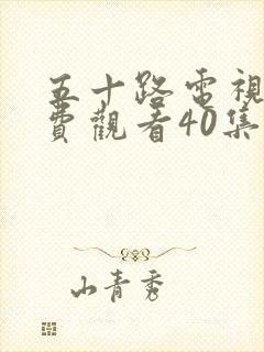 五十路电视剧免费观看40集全