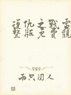 复仇之战电影完整版免费观看封面