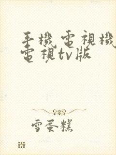 手机电视机高清电视tv版