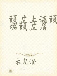 头皮上满头的大块头皮屑