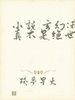 小说 玄幻:我真不是绝世高人