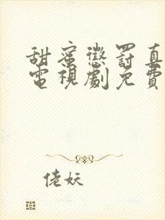 甜蜜惩罚真人版电视剧免费观看封面