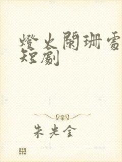 灯火阑珊处等你短剧