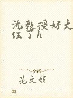 沈教授好大含不住了h封面