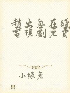 赵出息在线观看电视剧免费