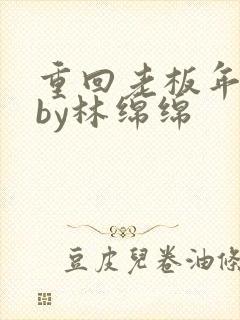 重回老板年少时by林绵绵