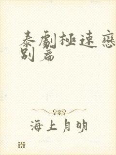 泰剧极速恋人特别篇封面