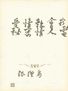 爱情教会我的是秘密情人电视剧全集