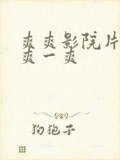 爽爽影院片午夜爽一爽