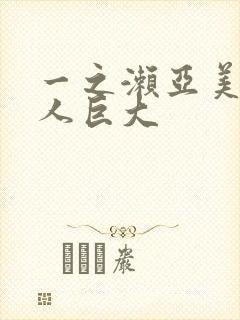 一之濑亚美莉黑人巨大封面