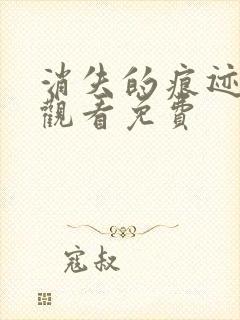 消失的痕迹在线观看免费