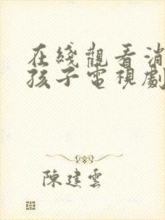 在线观看消失的孩子电视剧免费封面