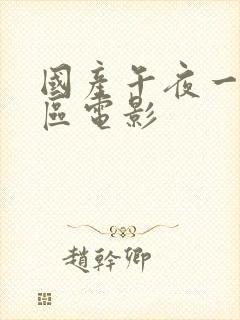 国产午夜一区二区电影