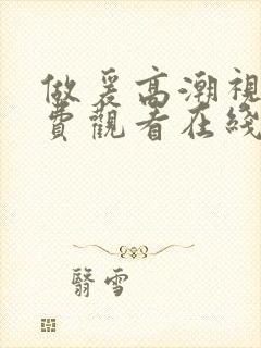 做爰高潮视频免费观看在线播放封面