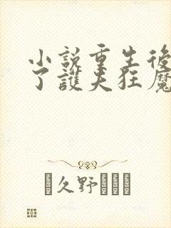 小说重生后我成了护夫狂魔封面