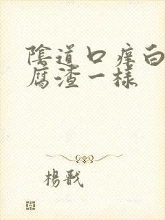 阴道口痒白带豆腐渣一样