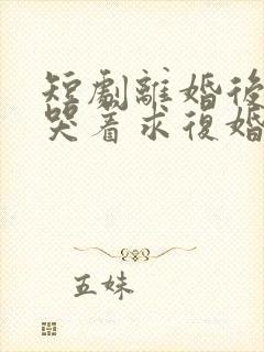 短剧离婚后前夫哭着求复婚完整版