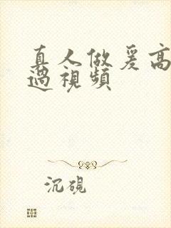 真人做爰高潮全过视频