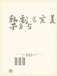 韩剧《完美的妻子》5