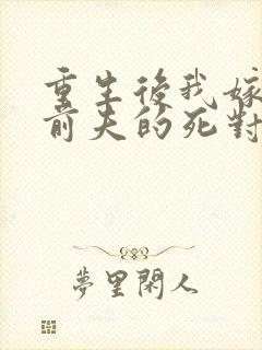 重生后我嫁给了前夫的死对头全文阅读