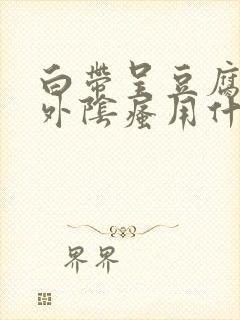 白带呈豆腐渣状外阴瘙用什么药