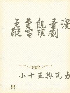 免费观看漫影寻踪电视剧