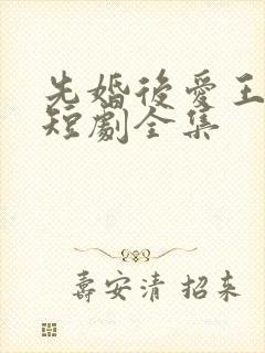 先婚后爱王沐凯短剧全集