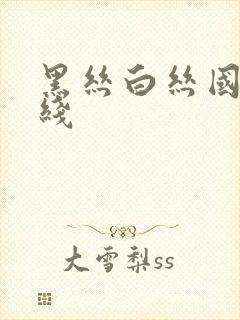 黑丝白丝国产在线封面