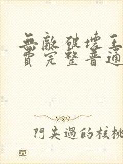 无敌破坏王2免费完整普通话