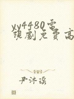yy4480电视剧免费高清在线观看封面