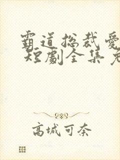 霸道总裁爱上我 短剧全集免费观看