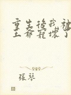 重生后我被偏执王爷宠坏了 小说