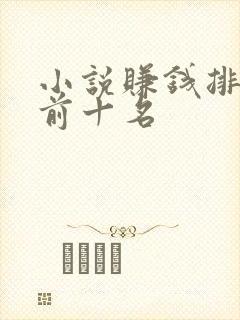 小说赚钱排行榜前十名封面