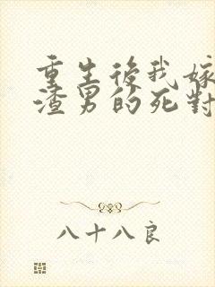 重生后我嫁给了渣男的死对头32章